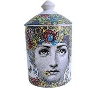 Lina Cavalieri Ceramic Aromatherapy Candle Jar, Fornase Pen Holder, Beauty Ceramic Storage Jar, Mini Vase, Candle Holder Tray, Home Decorative Bottles, Decorative Jars (A24)