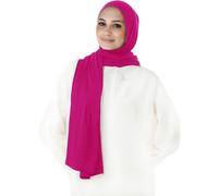 Lina & Lily Pre-sewn Instant Slip-on Modal Jersey Hijab Head Scarf Wrap for Muslim Women (Rose Pink)
