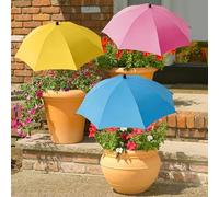 LinaLife 3 pack Upgraded Plant Umbrellas For Outdoor Plants, Adjustable Garden Shade Umbrella 26" Larger Plants Shade Cover Provide Shade to Defend Plants From Blazing Sun
