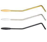 LinaLife 3PCS 3 COLOR 5mm chrome Guitar Single Strat Tremolo Arm Trem Bar Whammy Bar for Fender MIM Stratocaster Squier Standard Electric Guitar Parts Crank Handle