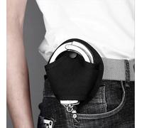LinaLife Nylon Cuff Pouch Open Top Handcuff Holder Holster for Duty Belt Enforcement Security Officer Handcuff Case Accessories Fits Standard Chain Or Hinge Handcuffs.