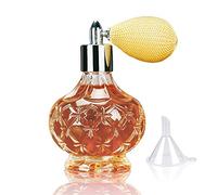 LINALL Perfume Atomizer Spray Bottle - 3.4oz Glass Refillable Bottle with Air Bulb Professional Classic Sprayer for Cocktail Great for Bartender Home Bar