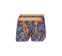 Linamo MVE Open Fly Boxers 3pk Crosshatch Orange L