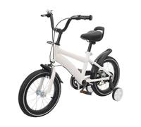 Linanty 14 Inch Kids Bike with Training Wheels, Seat Adjusts for 3-7 Years | Children's Learning Bike, 100-115cm Height Range, PU Comfort Seat, Dual Brakes, for Park Rides and Daily Exercise