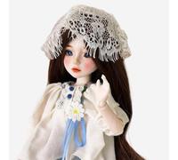 Linara Elegant 1/6 Scale Ball Jointed BJD with Full Ensemble: Clothes, Wig, Shoes - Smart French Style for Collectors Age 15+