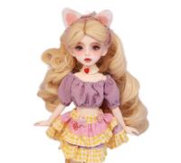 LINARA Original 1/6 BJD Ball Jointed Dolls 12 Inch Cool Style Jointed Doll with Clothes Collection Action Figure Toys Christmas Birthday Gifts for 15+ Year Old