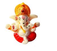 LINASO 2.5" Ganesh Pagadi Statue, Ganpati Display Statue