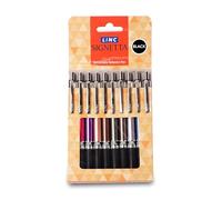 Linc New Signetta Ball Pen Blue Ink Pack of 10