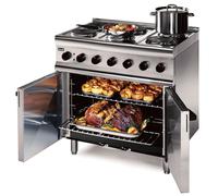 Lincat ESLR9C Silverlink 600 6 Plate Fan Assisted Commercial Oven Range 900mm Wide 3 Phase