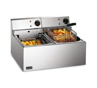 Lincat LDF2 Lynx 400 Twin Tank Countertop Electric Fryer - 2 x 4 Ltr 2 Baskets