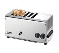 Lincat LT6X Specialist Stainless Steel 6 Slice Slot Commercial Toaster Plug In