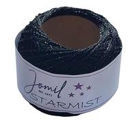 LINCATEX Gold Rush Metallic Decorative Thread 80 Metre Rolls 20 Colours (Black)