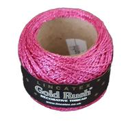 LINCATEX Gold Rush Metallic Decorative Thread 80 Metre Rolls 20 Colours (Cerise)