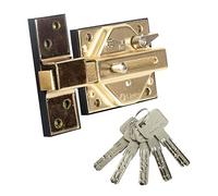 Lince - 5019D20 - Reinforced Door Lock 7930R - Brass 74
