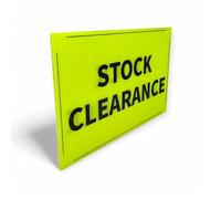 Lince Display Limited Black & Green Correx Market Promotion Card Sign Board Double-Sided & Waterproof (STOCKCLEARANCE)