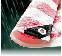 Lince Display Limited Red/White 170gsm Market Stall Tarps (7mx11m(23ftx36ft))