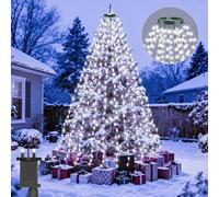 Lincentra Detachable Christmas Tree Lights, 3m*16 Lines 480 LED Outdoor Xmas Light, 8 Light Modes Fairy Lights USB Plug in with Timer, IP44 Waterproof String Lights for Indoor Outdoor Decoration