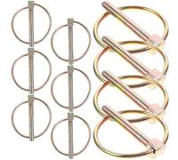 Linch Pin With Ring 10 Pcs Trailer Ring O-pin Trucks Tractor Hitch Heavy Alloy Farm Tractors Accessories Hooks