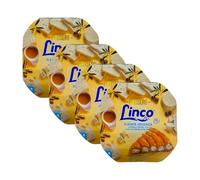 Linco Placinta Grecesca 850G Pie With Mizithra Cheese, Feta And Extra Virgin Olive Oil Easy To Bake Product Of Romania Pack Of 4