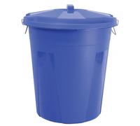 Lincoln 50 Litre Dustbin & Lid - Blue