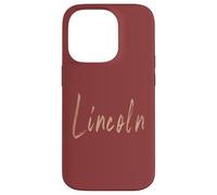 Lincoln California Vintage elegant design Case for iPhone 14 Pro