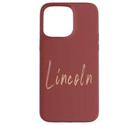 Lincoln California Vintage elegant design Case for iPhone 15 Pro Max