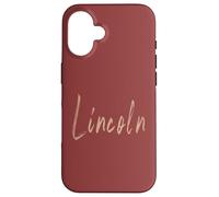 Lincoln California Vintage elegant design Case for iPhone 16