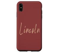 Lincoln California Vintage elegant design Case for iPhone XS Max