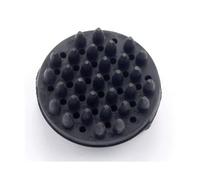 Lincoln Circular Rubber Curry Comb Black (One Size)