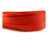 Lincoln Crafts - 19mm Quality Grosgrain Ribbon, Red, 100 Yard Roll