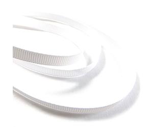 Lincoln Crafts - 6mm Quality Grosgrain Ribbon, White, 100 Yard Roll