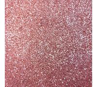 Lincoln Crafts - Fine Glitter Cotton Fabric Sheets A4 Size, Pink