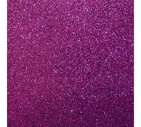 Lincoln Crafts - Fine Glitter Cotton Fabric Sheets A4 Size, Purple