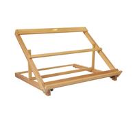 Daler-Rowney Lincoln Lightweight Table Easel, 20.27 x 16.53 x 3.15in, 100% Beechwood, Able to Store Flat, Ideal for Watercolour & Oil Artists & Students