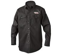 Lincoln Electric Welding Shirt | Premium Flame Resistant (FR) Cotton | Custom Fit | Black | Large | K3113-L
