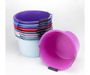 Lincoln Feed Bucket - Red - 15 litre