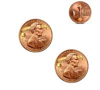 Lincoln Final Penny - 11/12 Philadelphia Mint Limited Edition Collectible Coin, Historic “Last Year of The Penny” Keepsake, Nostalgic Collector's Gift for History & Coin Lovers (2PCS)