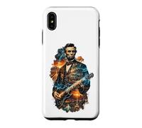 Lincoln Highway Guitar Storm Patriotic Rock Legend president Case for iPhone XS Max