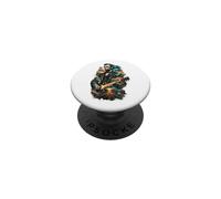 Lincoln Highway Guitar Storm Patriotic Rock Legend president PopSockets Adhesive PopGrip