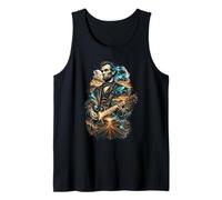 Lincoln Highway Guitar Storm Patriotic Rock Legend President Tank Top