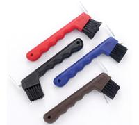 Lincoln Hoof Pick with Brush - Black
