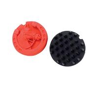 Lincoln Horse Head Rubber Curry Comb - Black