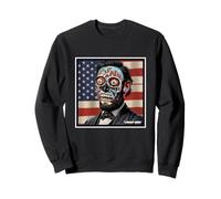 Lincoln Knew US USA President Zombie Alien Horror Graphic Sweatshirt