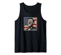 Lincoln Knew US USA President Zombie Alien Horror Graphic Tank Top