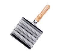 Lincoln Large Metal Curry Comb Silver (One Size)