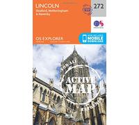 Lincoln Map | Weatherproof | Sleaford, Metheringham & Navenby | Ordnance Survey | OS Explorer Active Map 272 | England | Walks | Hiking | Maps | Adventure