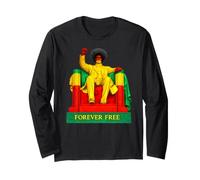 Lincoln Memorial Juneteenth Afro Black History Month Pride Long Sleeve T-Shirt