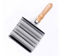 Lincoln Metal Curry Comb - Silver - Size: Small