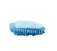 LINCOLN Microfibre Grooming Mitt - Blue