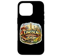 Lincoln Nebraska Souvenir City Visitor State Memorabilia Case for iPhone 16 Pro